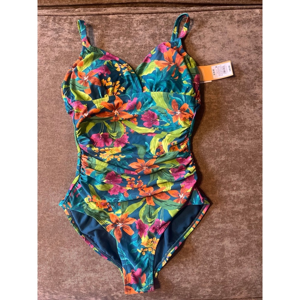 Kona Sol One Piece Floral Swimsuit